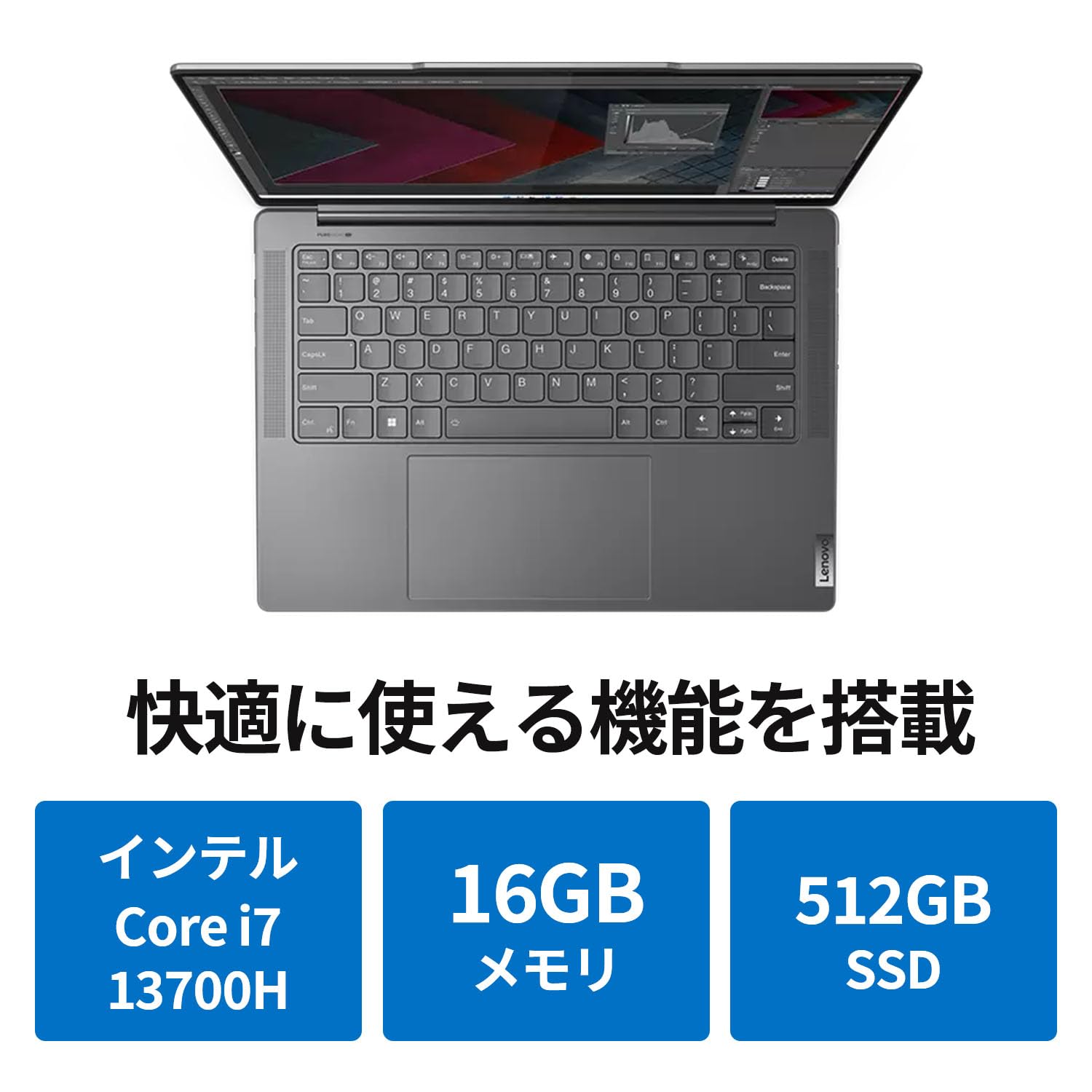 Amazon.co.jp: Lenovo Yoga Pro 7i Gen 8 14.5 inch 3K IPS LCD Laptop 