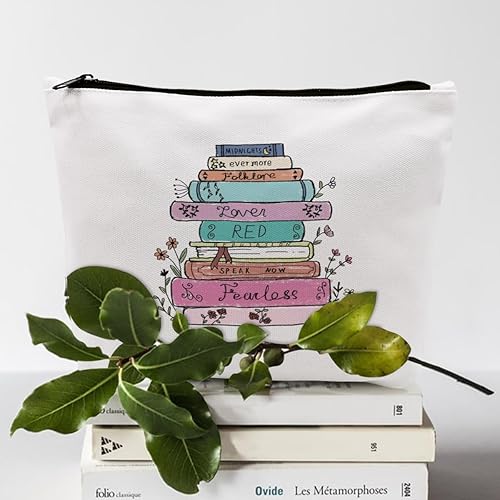 Miniatura 4 de gfuhlre Bolsa de maquillaje de viaje para mujer, regalo para amantes de la música, letras de canciones, regalo para fanáticos de la música,