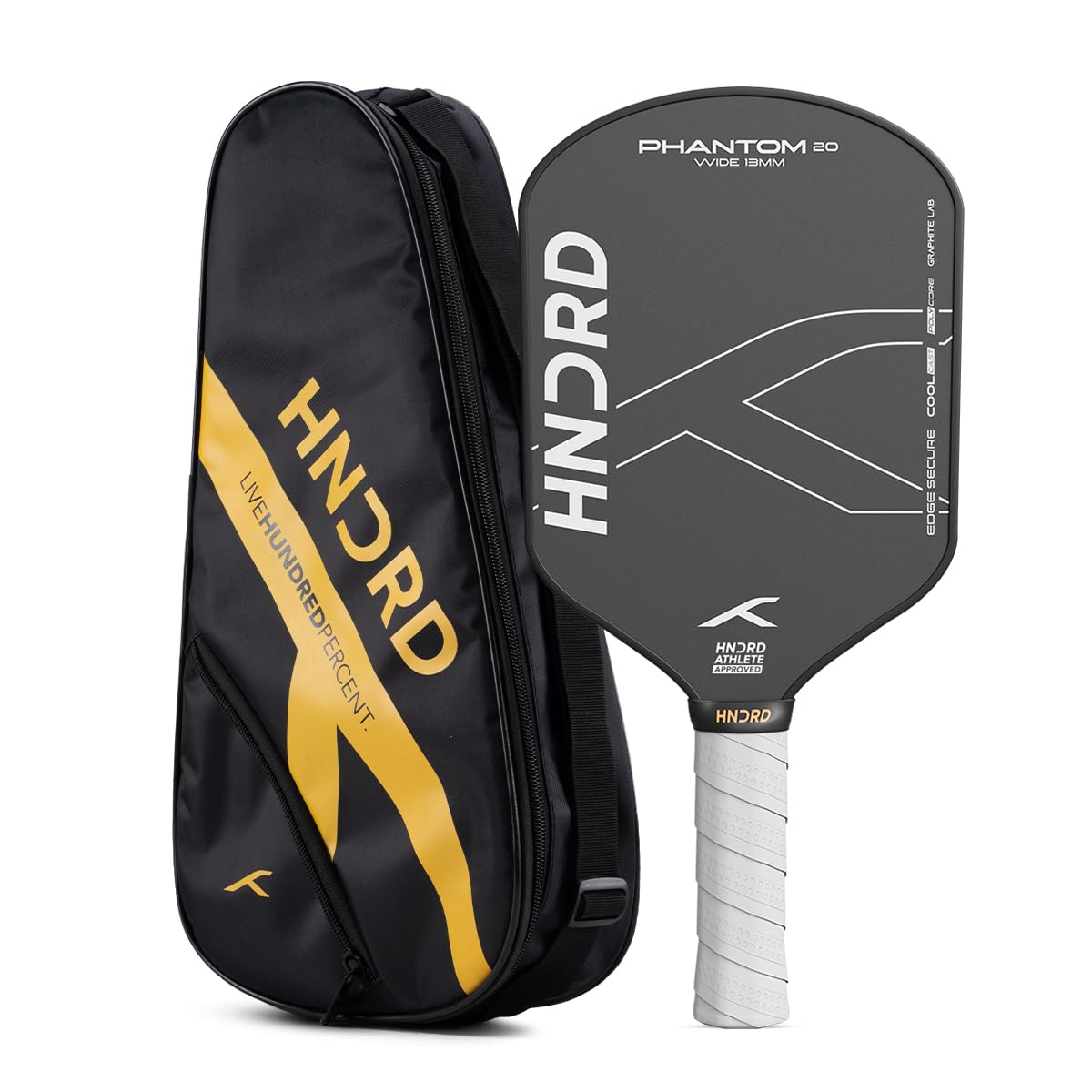Hundred Phantom 20 USA Approved Pickleball Paddle | Japan Raw Carbon Fiber | Consistent Performance | Control Play | Free Bag Included-image-31