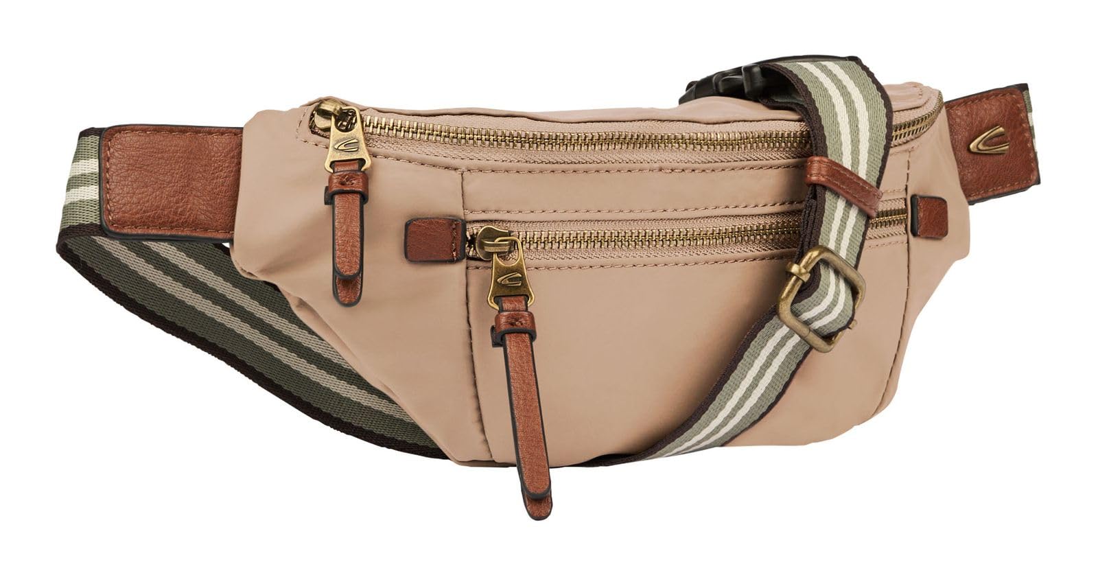 camel active Women's Bari Belt Bag M Handbag, Beige, Beige, M