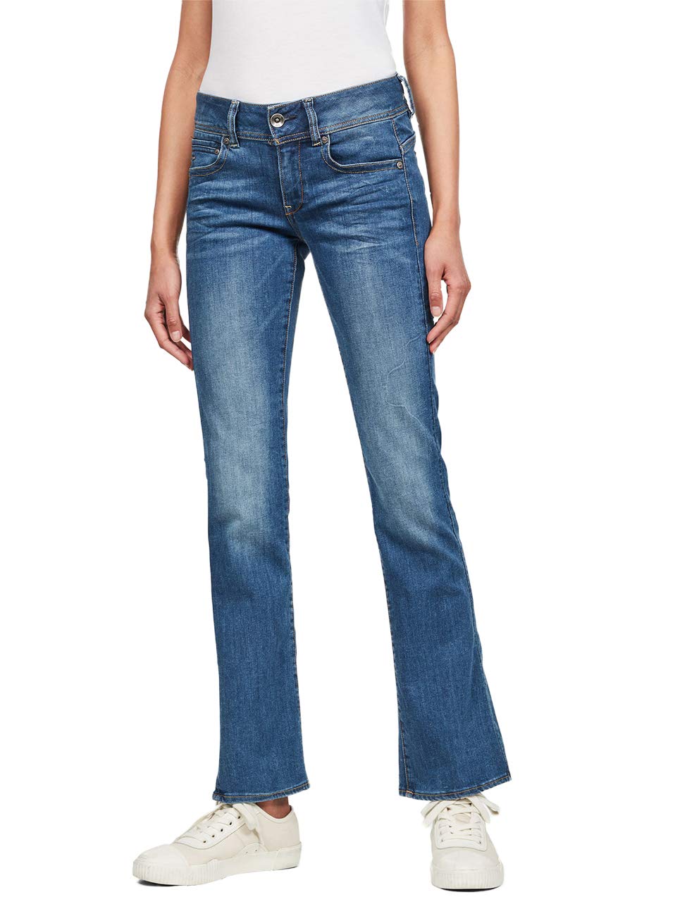 G-Star RAW Damen Midge Mid Bootcut Jeans