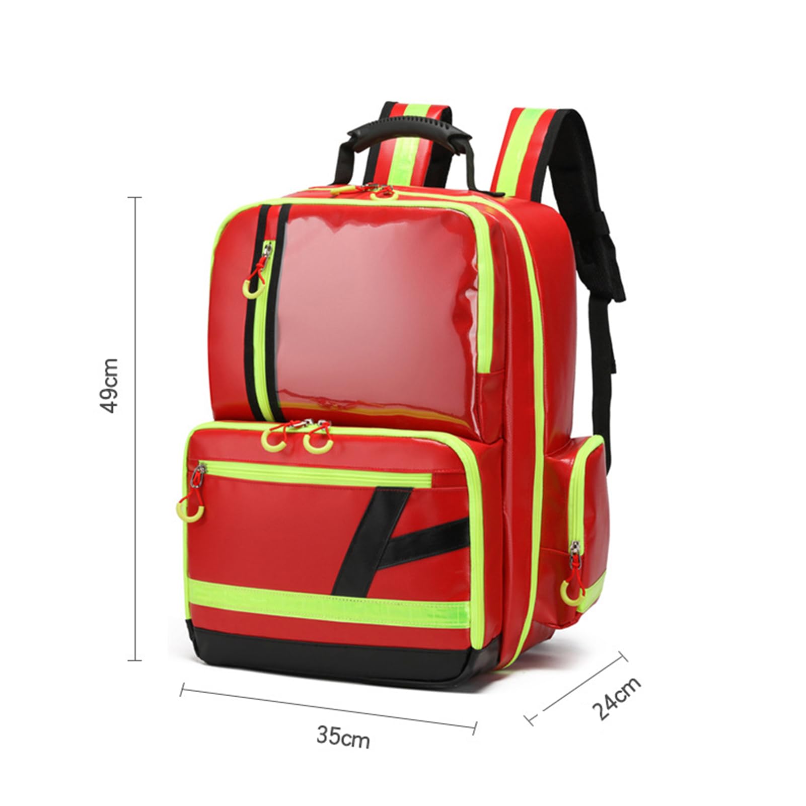 Bolsa de Primeros Auxilios para emergencias EMS, Mochila de Primeros Auxilios, Compartimentos múltiples, Mochila de Emergencia vacía para EMS, Camping, Senderismo, hogar, excursiones