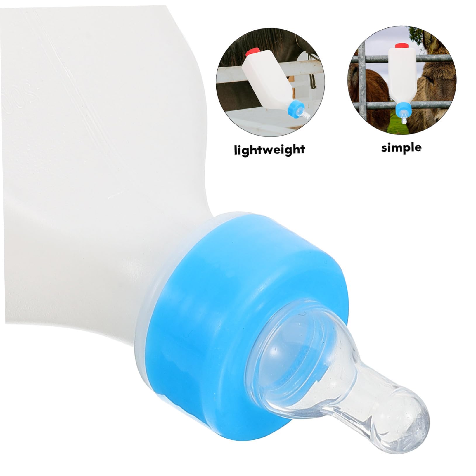 BESPORTBLE 4pezzi Bottiglia Per Allattamento Di Vitelli e Agnelli Feeder Per Latte Accessorio Per Allevamento Di Bestiame Facile Da Pulire e Utilizzare