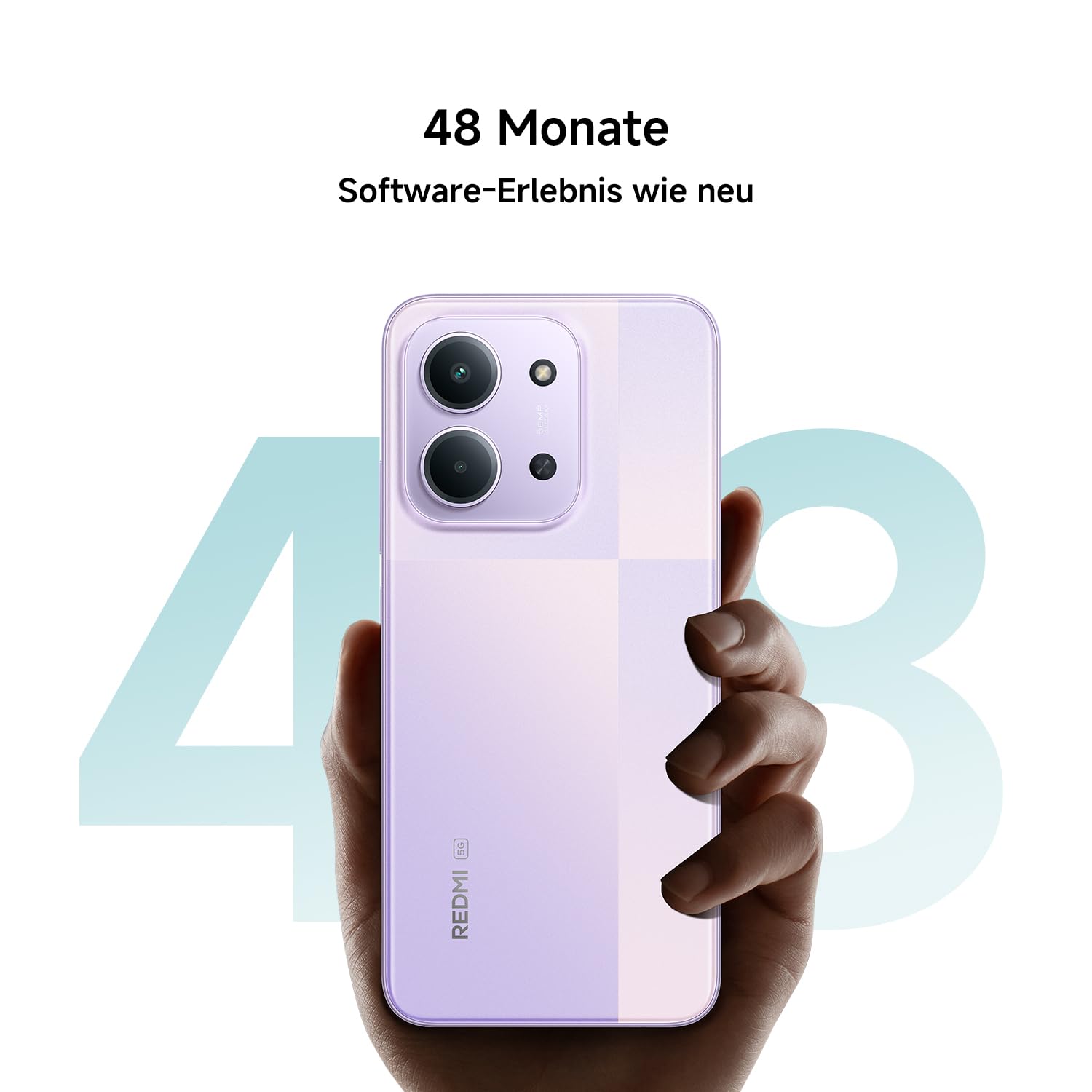 XIAOMI REDMI 15C 5G, Smartphone 4+256GB, Handy mit Android, 6,9" 120Hz Display, MediaTek Dimensity 6300 Prozessor 6nm Octa-Core, 50MP KI-Dualkamera, 6000mAh, Mitternachtsschwarz