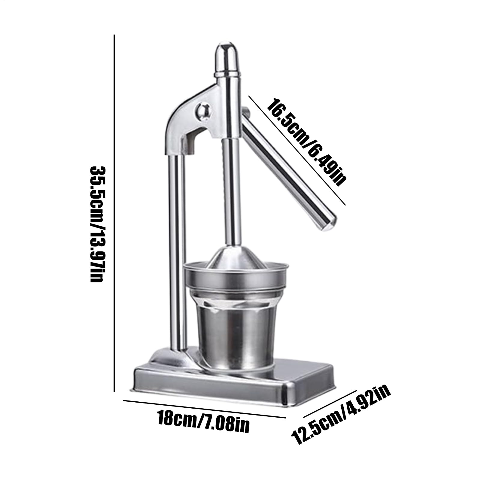 Presse-Agrumes Extracteur De Jus Manuel Pour Fruits | Machine À Jus Et Extracteur De Jus Ustensiles De Cuisine Pour Maison Fête Agrumes Orange Fraise Pastèque Pamplemousse