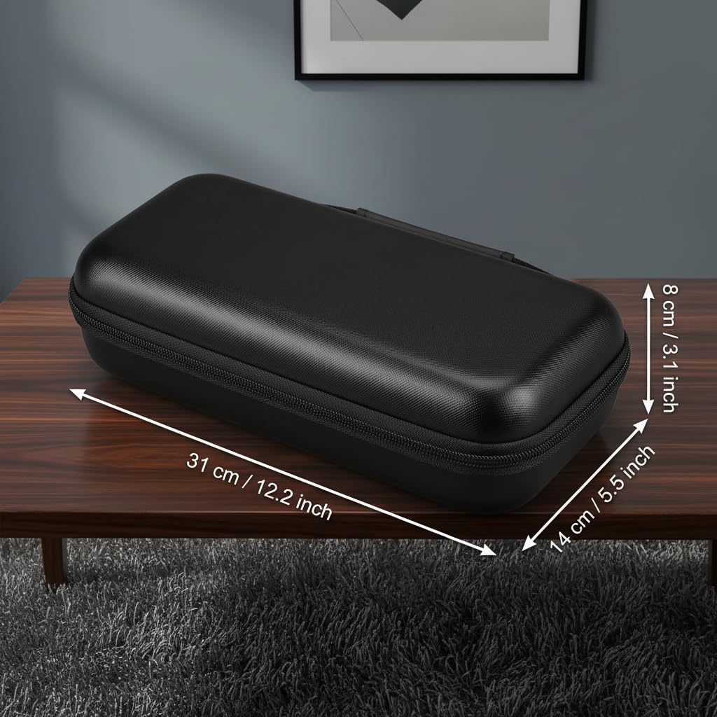 Carrying Case Compatible with Steam Deck/Steam Deck OLED, Protective Hard Shell Travel Case for Steam Deck Console & Accessories