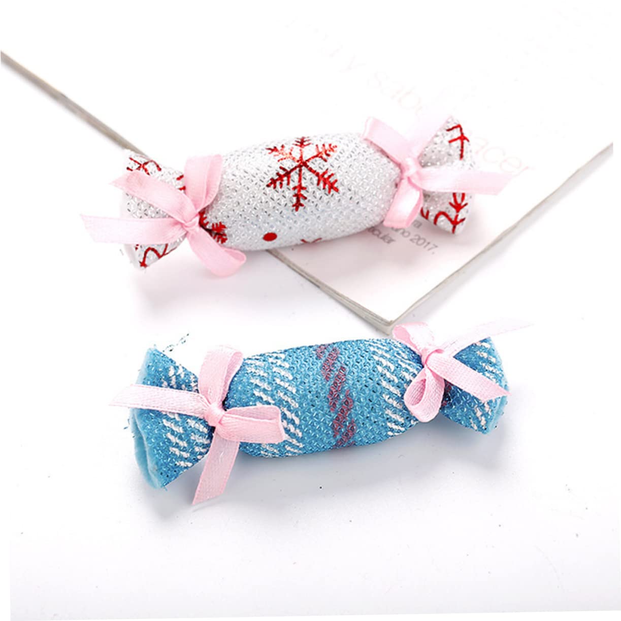 Happyyami STK Katze Bonbon Spielzeug Katzenminze Spielzeug Kätzchen Spielzeug Katzenbonbonspielzeug Süßigkeiten Spielzeug Stoff Süßigkeiten Hundebissspielzeug Tuch Katze Haustier Beissen