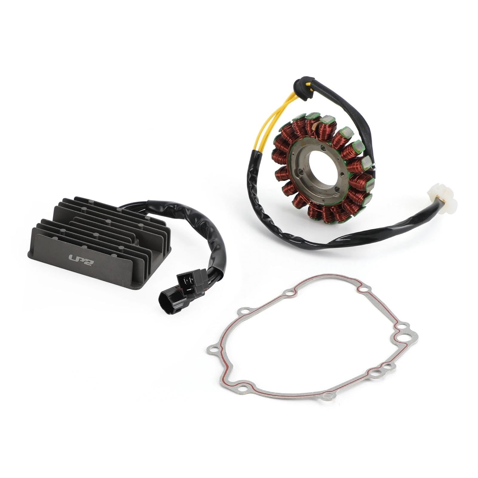 Per Suzuki GSXR 600 750 2008-2019 Moto Magneto Bobina Statore Raddrizzatore Di Tensione Guarnizione