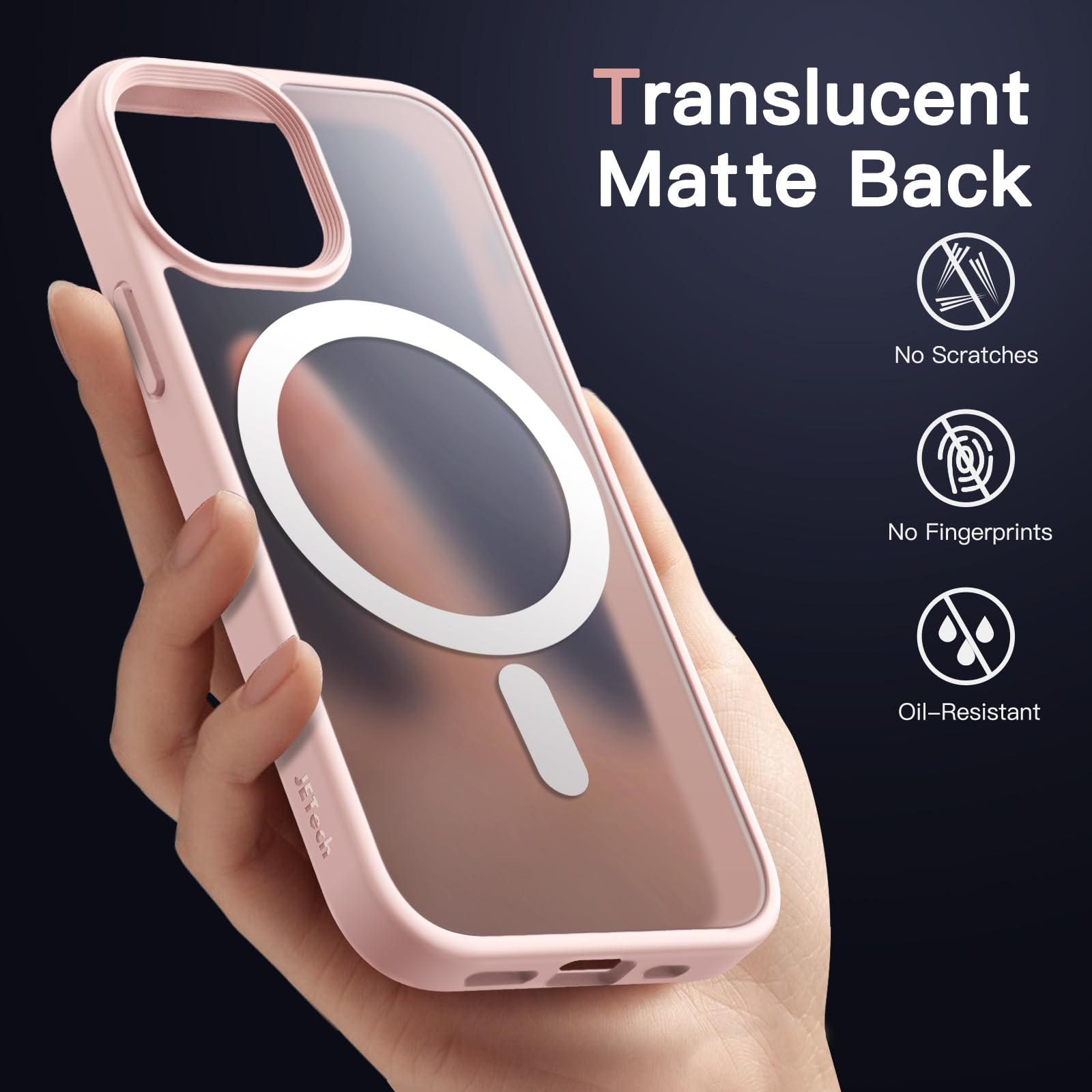 Amazon.com: JETech Magnetic Case for iPhone 13 Mini 5.4-Inch