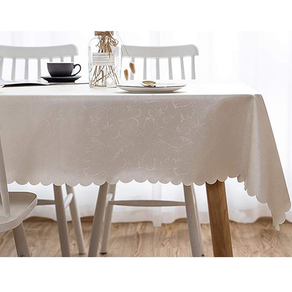 Nappe de table pour la cuisine rectangulaire tissu anti-tache couleur