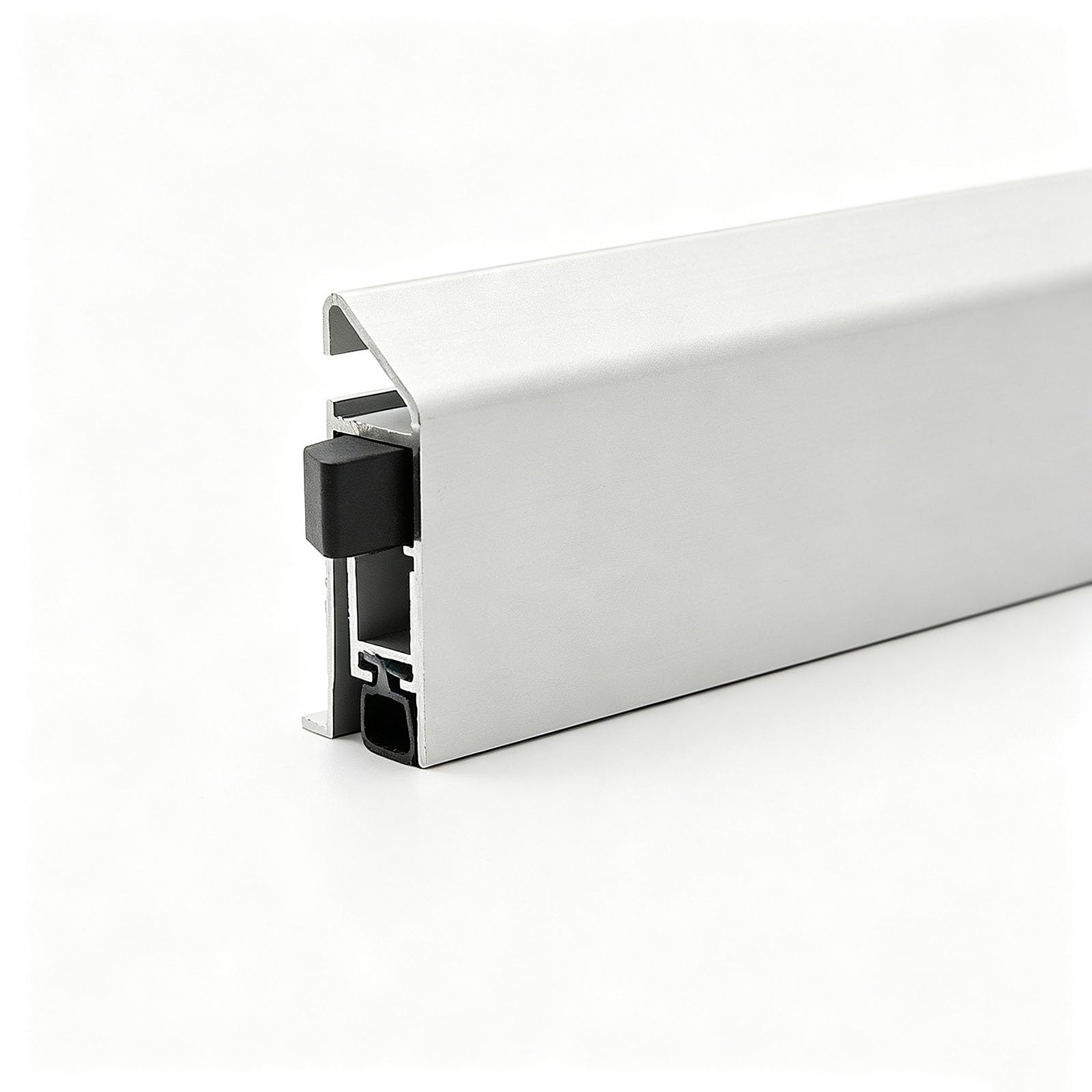 Burlete Inferior Automático De Aleación De Aluminio Sin Perforar
