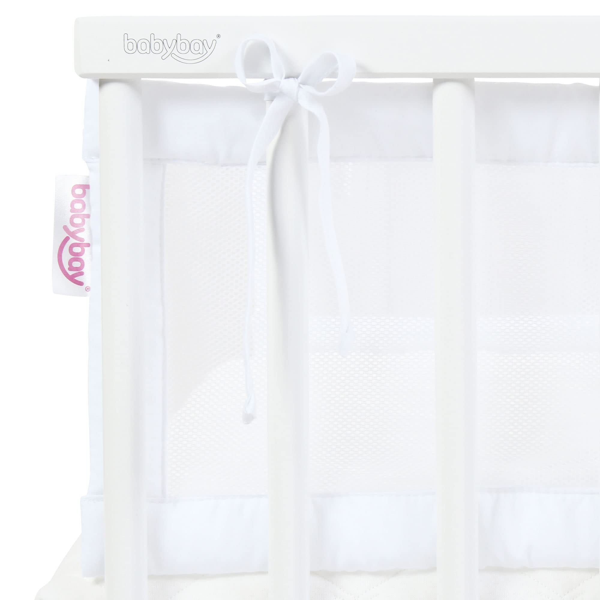 babybay Nestchen Mesh passend für Modell Original, weiß