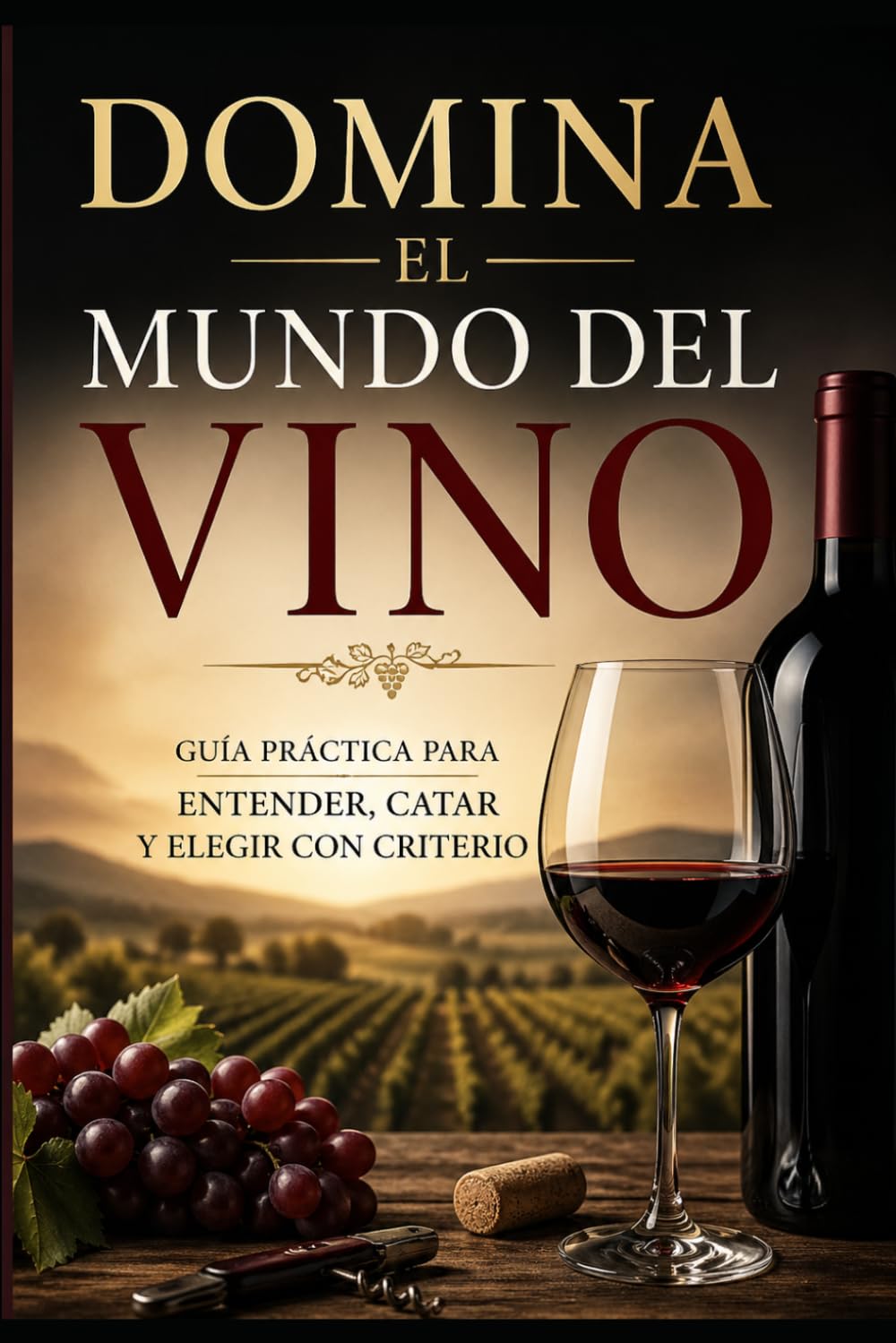 Domina el Mundo del Vino: Guía práctica para entender, catar y elegir con criterio