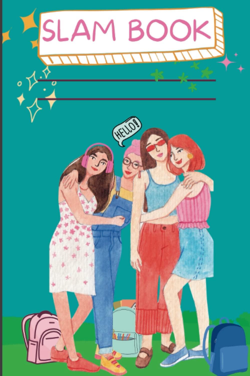 SLAM BOOK: Slam Book for Lovely Friends, Build Strong Friendship, Diary Slammed For Girls and Teenagers, With Exciting Questions and Answers
