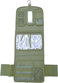 Acid Tactical Military Molle Equipped Toiletry Bathroom Camping Travel Wash Kit Bag OD GREEN - Acid Tactical