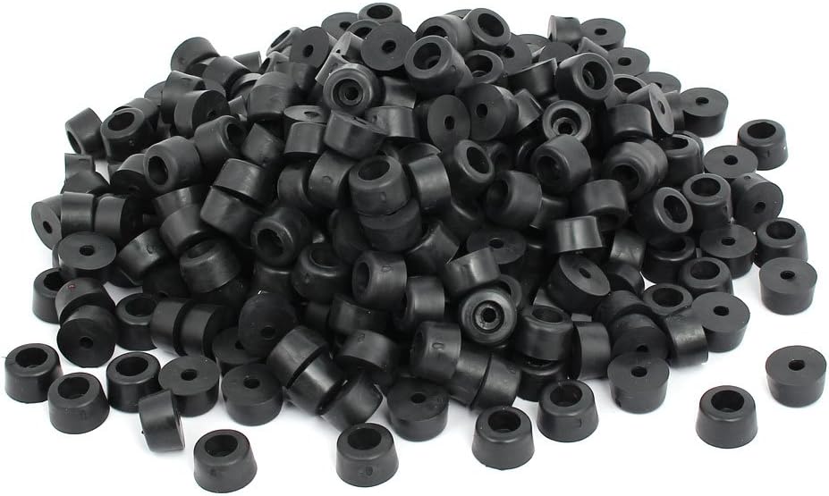 17mmx10mm Rubber Conical Non-sli-p Cover Tip Furniture Floor Pads Black 500pcs (edd1e2dc547b1e2fcc9c558ecbb34dd8)