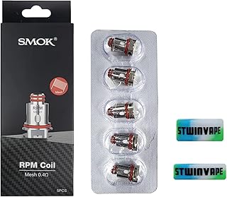 SMOEK for SMOK RPM Mesh Coil RPM 2 Coils 0.4 ohm RPM40 RPM 2S 4 Nord X 2 4 RPM 80 Pro Scar P3 P5 RPM Standard Pod Pack of 5