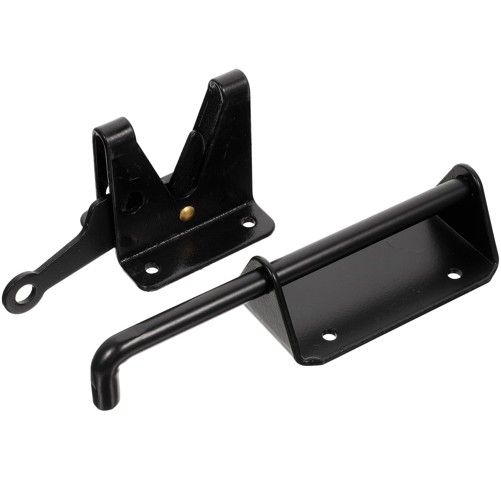 Loquet de portail en acier sûr à utiliser avec accessoires de fixation inclus