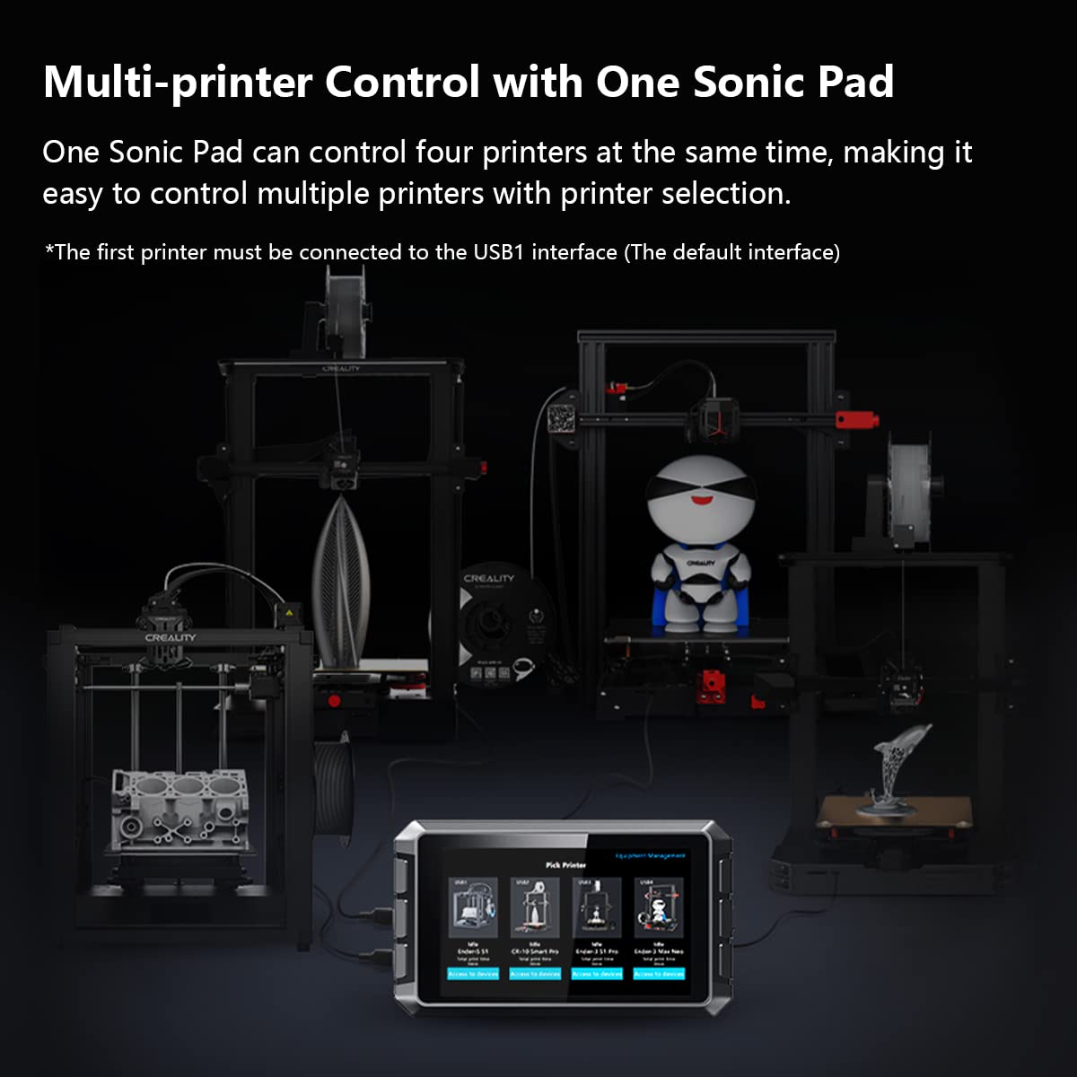 Creality Sonic Pad 3Dプリンター制御 Amazon | Creality Sonic Pad | 3Dプリンタ本体 | 産業・研究