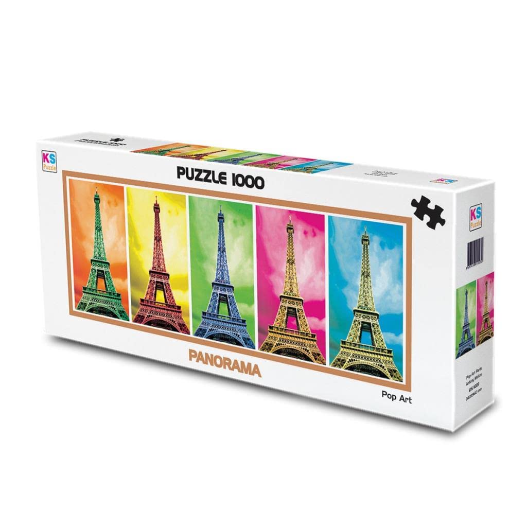 Ks Games 1000 Parça Puzzle Panorama Pop Art Paris