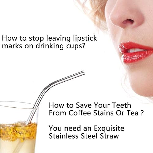 Miniatura 9 de LUXBLINGZ Juego de 5 vasos brillantes de diamantes de imitación y acero inoxidable