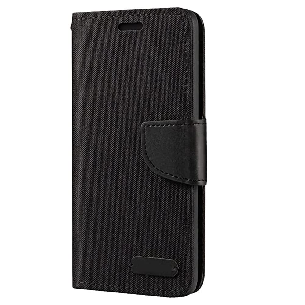 MAFLENCase for ZTE Nubia Red Magic 8 Pro/Red Magic 8 Pro Plus, with Cash & Card Slots Oxford Leather Wallet Case, with Stand and Soft TPU Back Cover Magnet Flip Case for Magic 8 Pro (6.8’’)(Black)