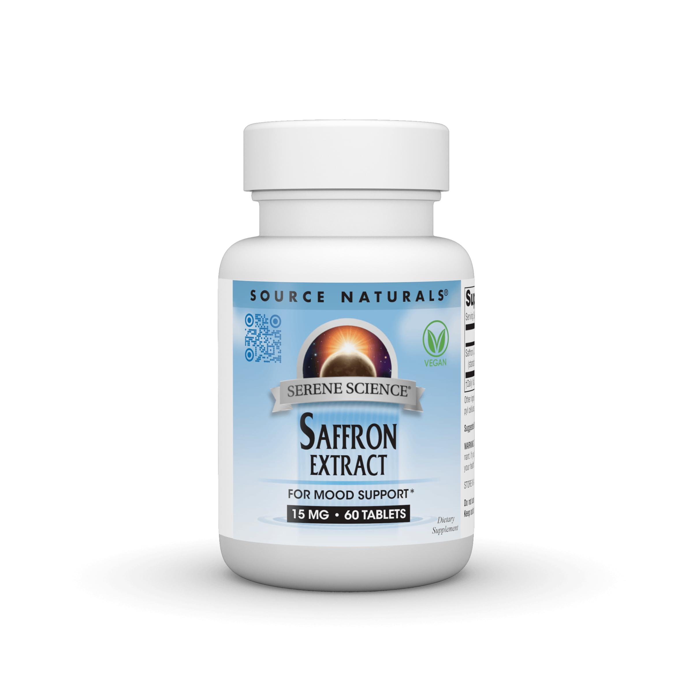 Source Naturals Serene Science Saffron Extract, 15 mg - 60 Tablets 60 Count (Pack of 1)