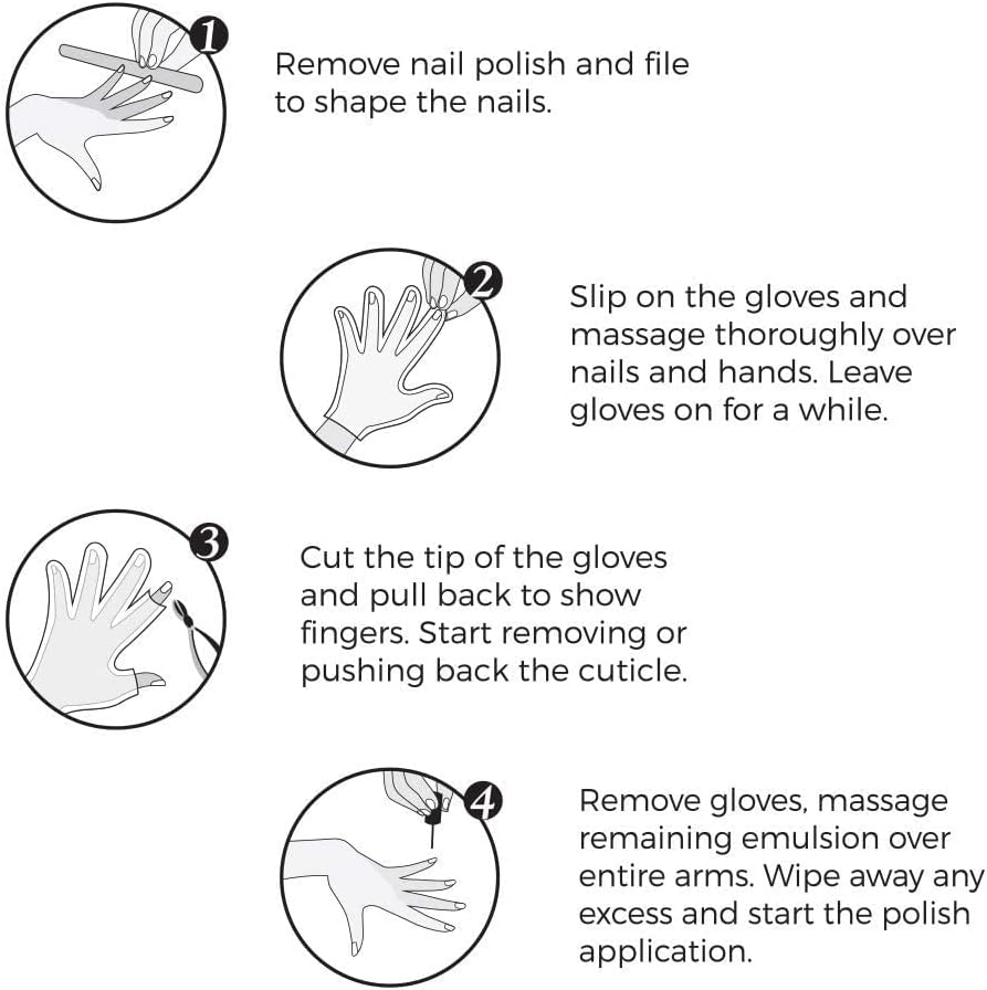 BODIPURE Professional Keratin Gloves and Socks Bundle – Manicure and Pedicure Treatments – Nail Strengthening - Moisturizing Hand and Foot Masks – 12 Hand Glove Pairs and 12 Sock Pairs : Beauty & Personal Care