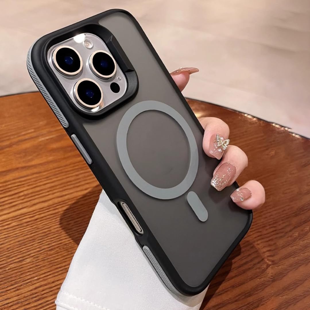 Coque magnétique iPhone 15 Pro transparente avec charge sans fil MagSafe antichoc - 6