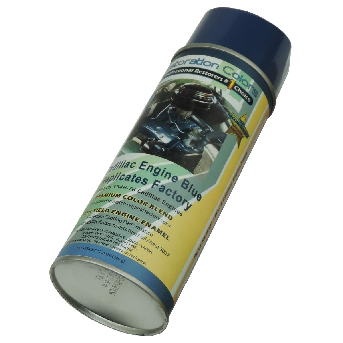 Inline Tube Replacement for 1949-76 Cadillac Royal Blue Engine Spray Paint 1pc