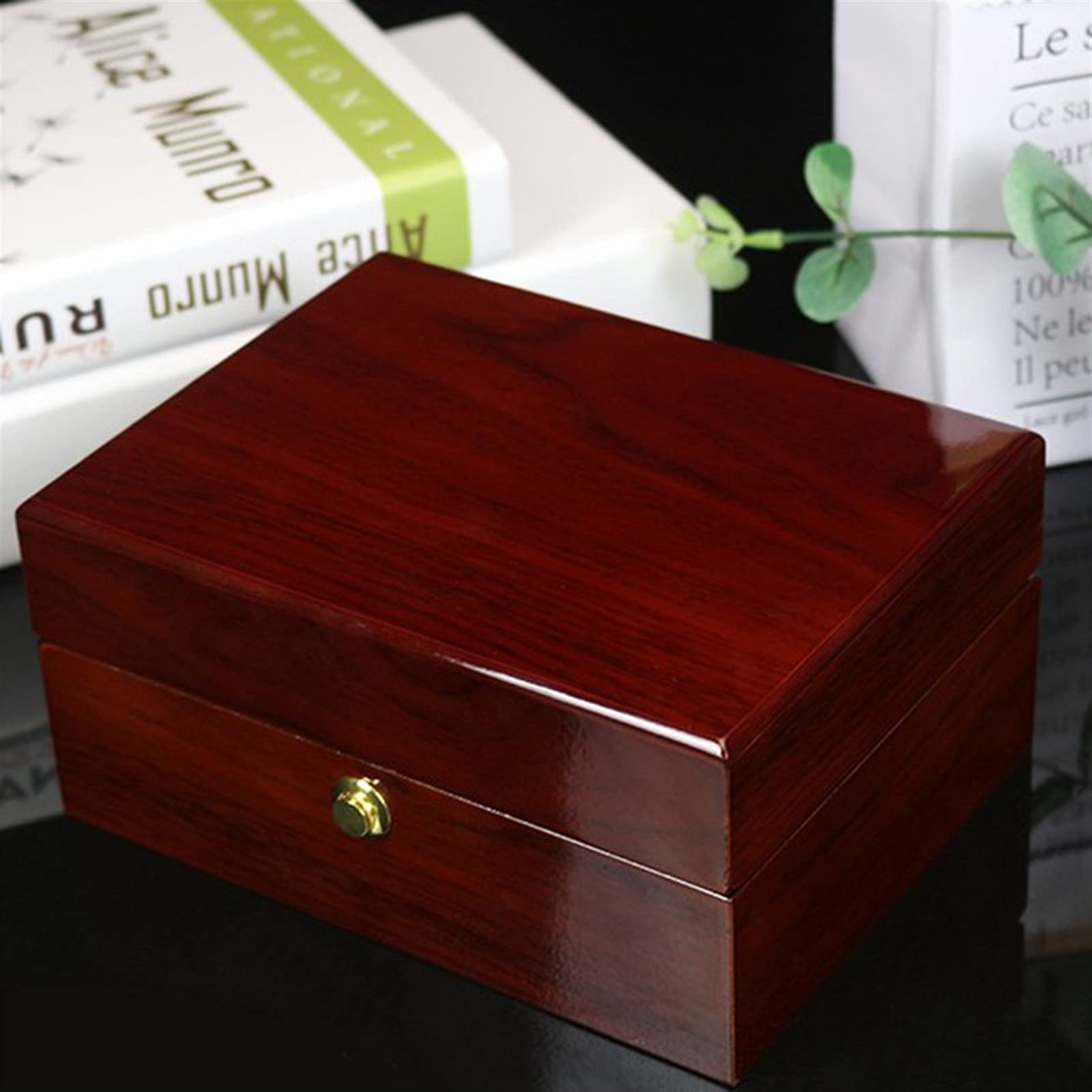 Watch Box Single Watch Box Luxury Watch Display Hülle Schmuck Organizer Aufbewahrungsbox für Ringe Armband Uhren Display Uhren Organizer für Aufbewahrung und Anzeige Times