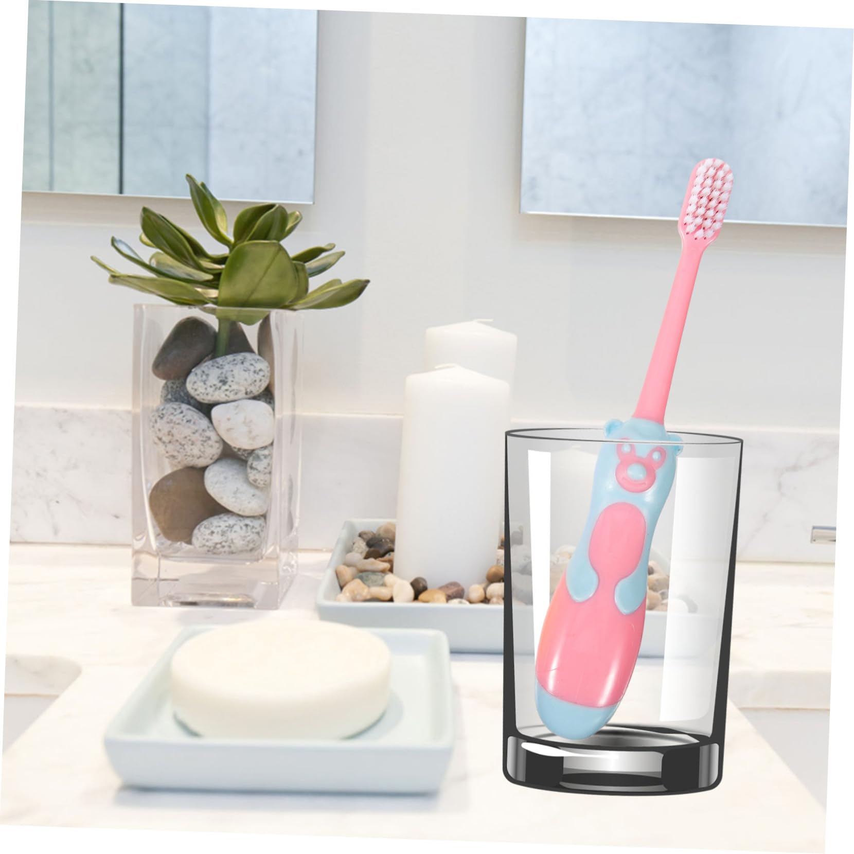 FRCOLOR 18pezzi Spazzolini Per Ragazzo Ragazza Con Design Cartone Setole Morbide Ergonomici e Sicuri Per Pulizia Dei Denti Dei Piccoli Per Sviluppare Buone Abitudini Di Igiene Orale