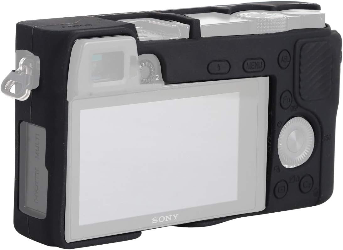 Easy Hood Case for Sony Alpha A6000 ILCE-6000 Digital Camera, Anti-Scratch Soft Silicone Housing Protective Cover Protector Skin (Black) - Image 7