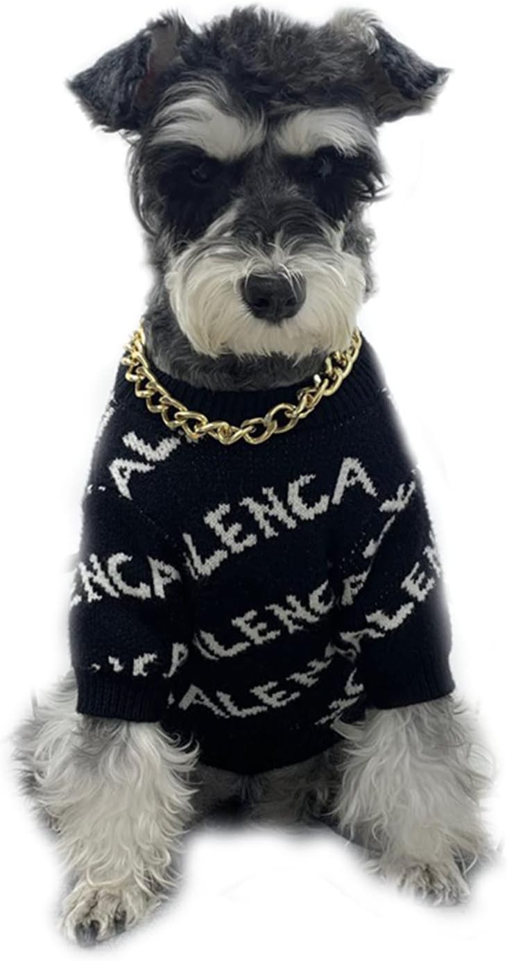 Stylish Dog Soft Sweater, Dog Puppy Clothes Dog Sweater Shirt, Fashion Pet Basic Hoodies Sweatshirt Indoors Outdoors for Small Medium Dogs