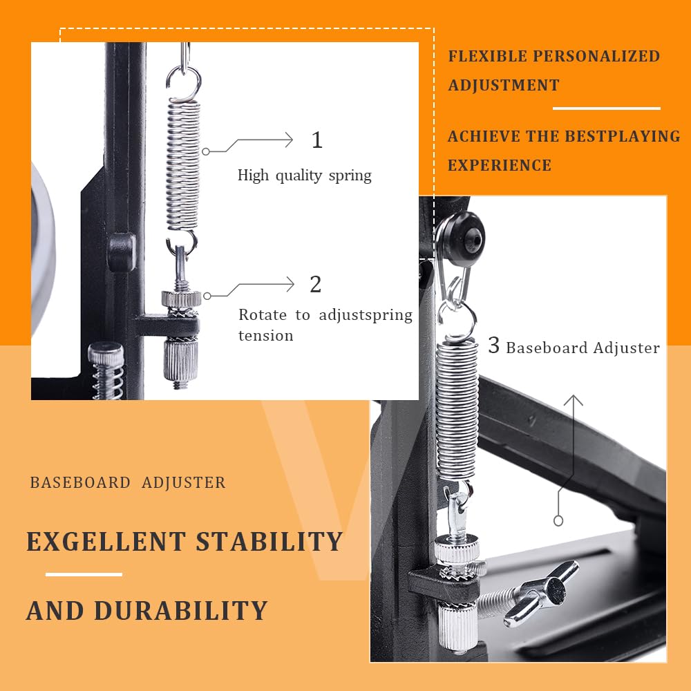 Fußmaschinen，Double Bass Kick Drum Pedal mit Doppelkette，Doppel Pedal(V-SZ11)