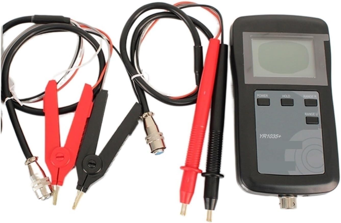 4-Wire Internal Resistance Tester 18650 Battery Internal Resistance Test Meter Electric Vehicle Battery(YR1035-Clips)