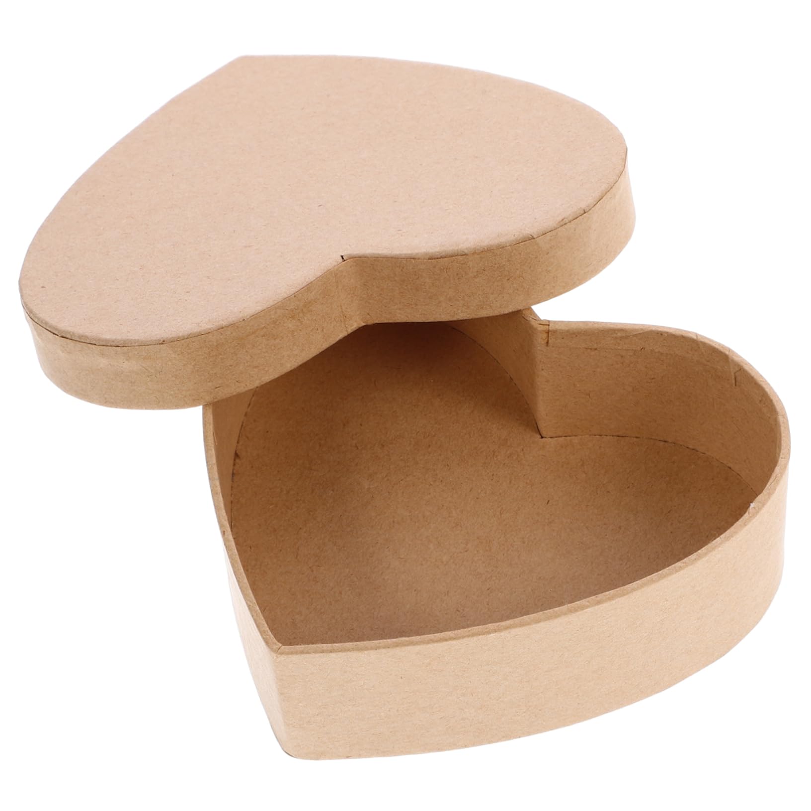 SOESFOUFU Heart Shaped Box DIY Wrapping Box for Candies and Items Sturdy Kraft Paper Construction for Festivals and Special Occasions