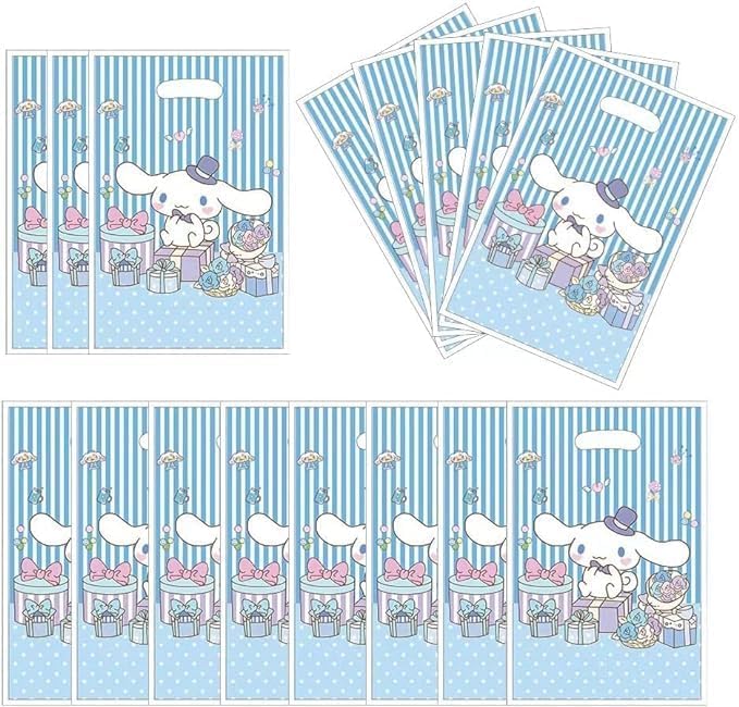 Miniatura 3 de MAXMOR 30 bolsas de regalo de fiesta para perro Cinnamoroll, suministros de fiesta de cumpleaños con temática de cinamo