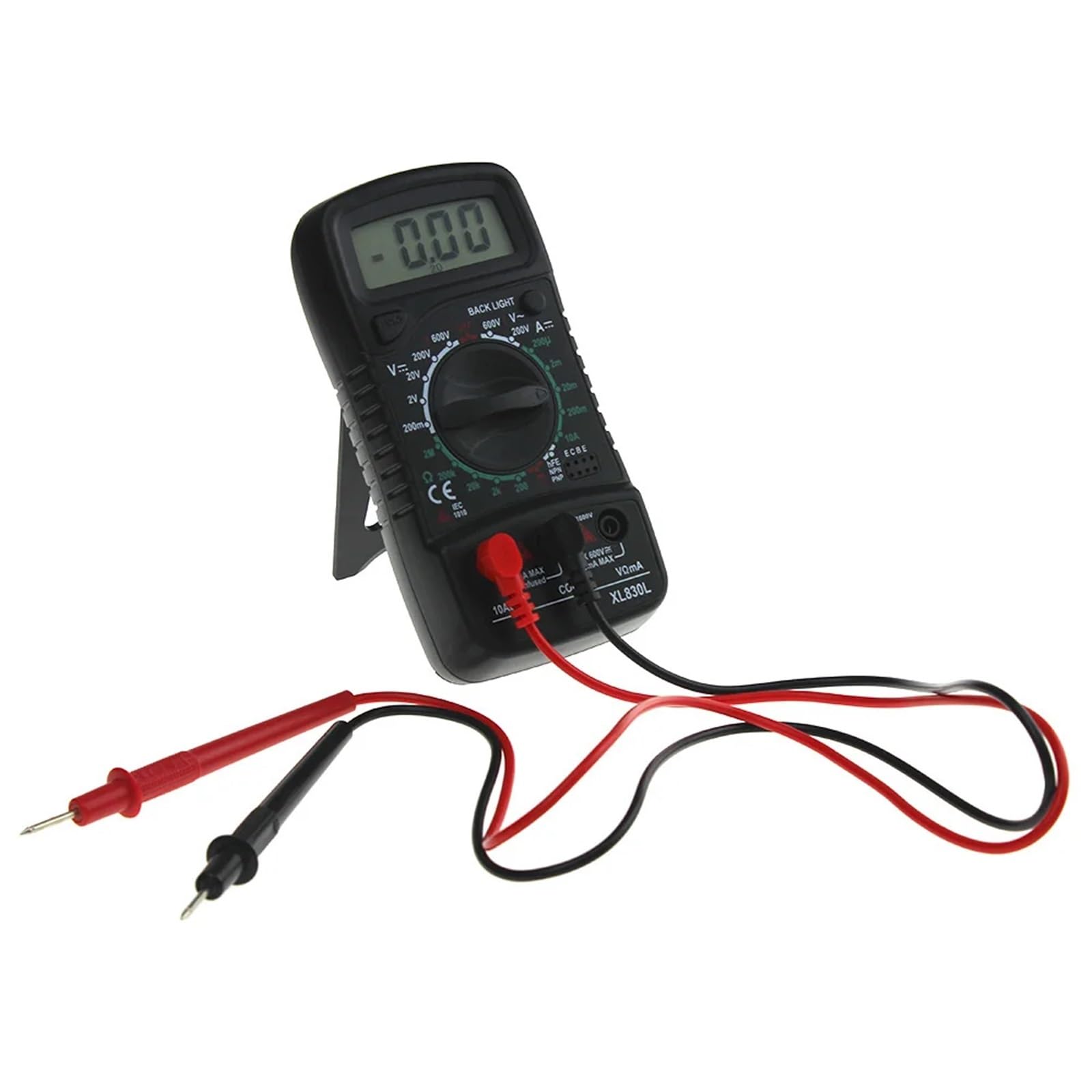 Multimetr cyfrowy, 10 sztuk/partia cyfrowy multimetr przyrządy pomiarowe AC DC miernik napięcia multimetr woltomierz 3 w 1 dla elektryka XL830L Wszechstronne możliwości pomiarowe