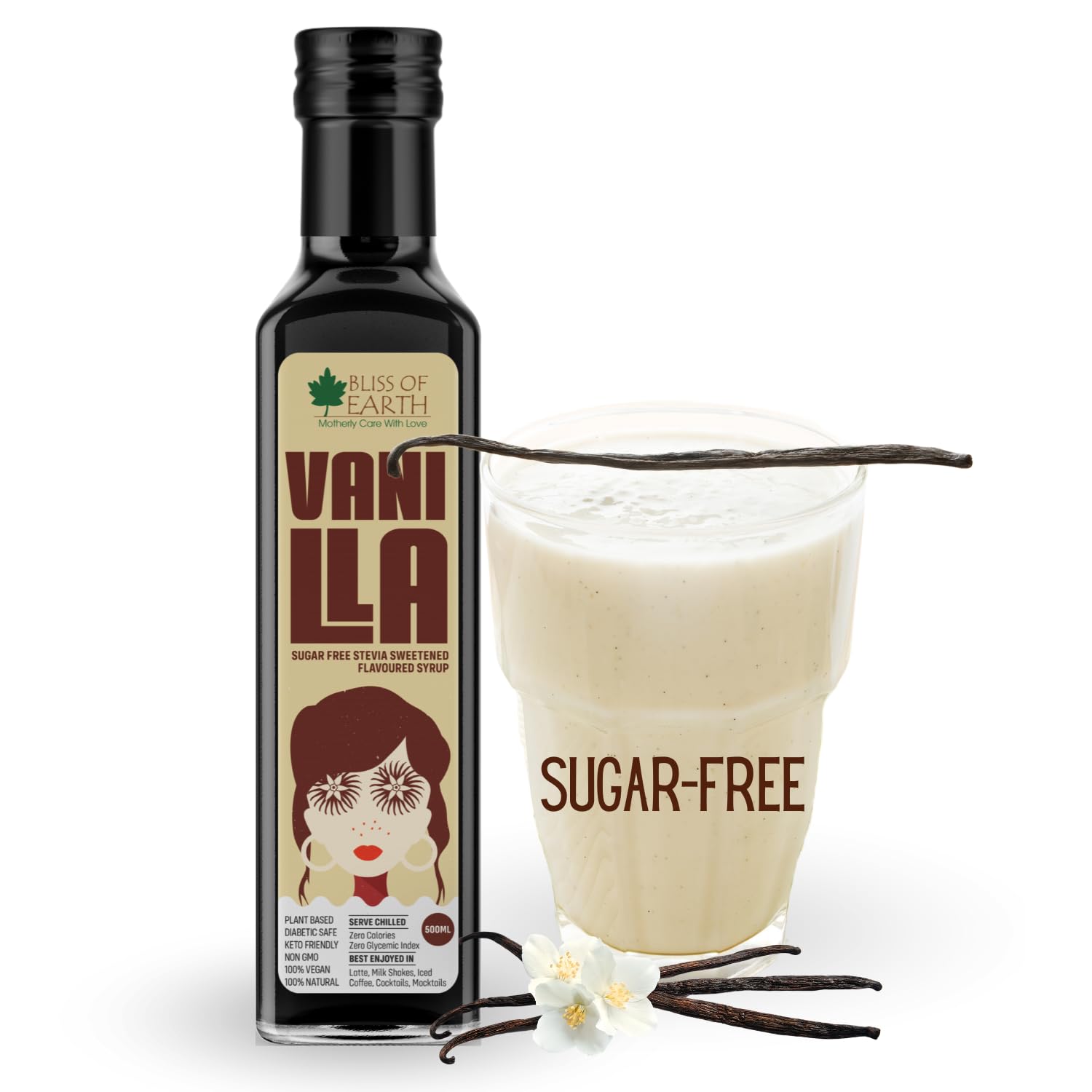 See full amazon price history chart for Bliss of Earth Vanilla Syrup Sugar free, For Coffee, Milkshake, Mocktail, Frappe, Pancake. Diabetic Safe, Zero Calorie, Keto. No Artificial Flavour 500ml Bliss of Earth Vanilla Syrup Sugar free, For Coffee, Milkshake, Mocktail, Frappe, Pancake. Diabetic Safe, Zero Calorie, Keto. No Artificial Flavour 500ml (B0D1N4DY4T) Amazon Price History, Amazon Price Tracker