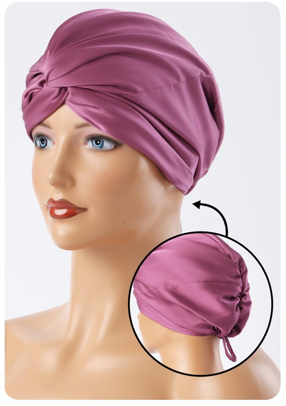 3 Pieces Satin Silk Bonnet Hair Wrap for Women Cross Double-Layer Adjustable Sleeping Cap Hair Care Cap Turban Hat