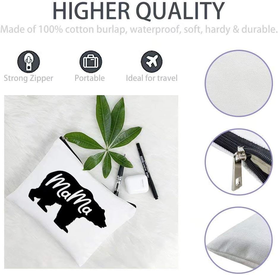 Bolsa De Yute Personalizada Con Onograa Y Bolsa De Aquillaje, Regalos Para Ujeres, Aá
