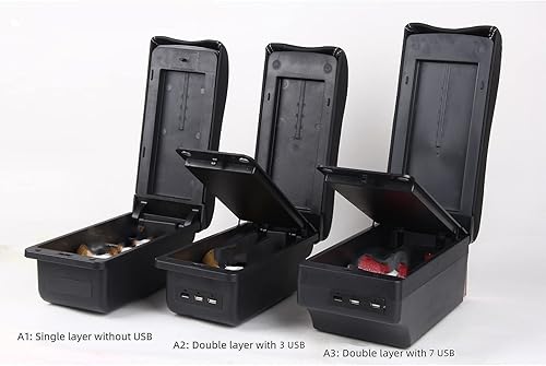 Miniatura 8 de Caja de reposabrazos de coche, para Renault Sandero Stepway, caja de almacenamiento de reposabrazos, modificación de accesorios interiores de