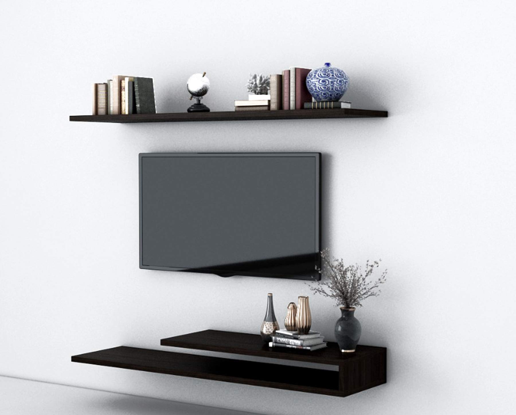 Aart Store Engineered Wooden TV Entertainment Unit/Set Top Box/TV Unit Wall Mount
