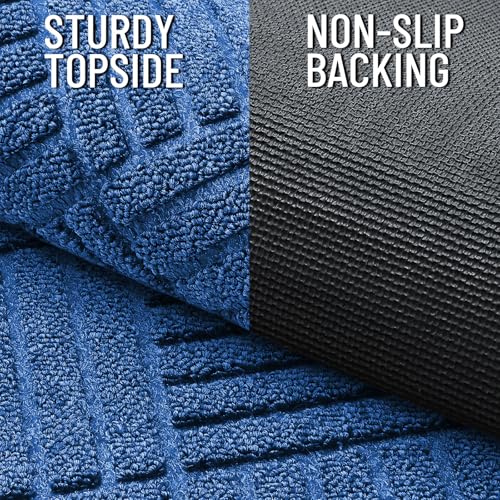 Image of OLANLY Front Door Mat Outside Entrance 35x23, Waterproof Heavy-Duty Doormat