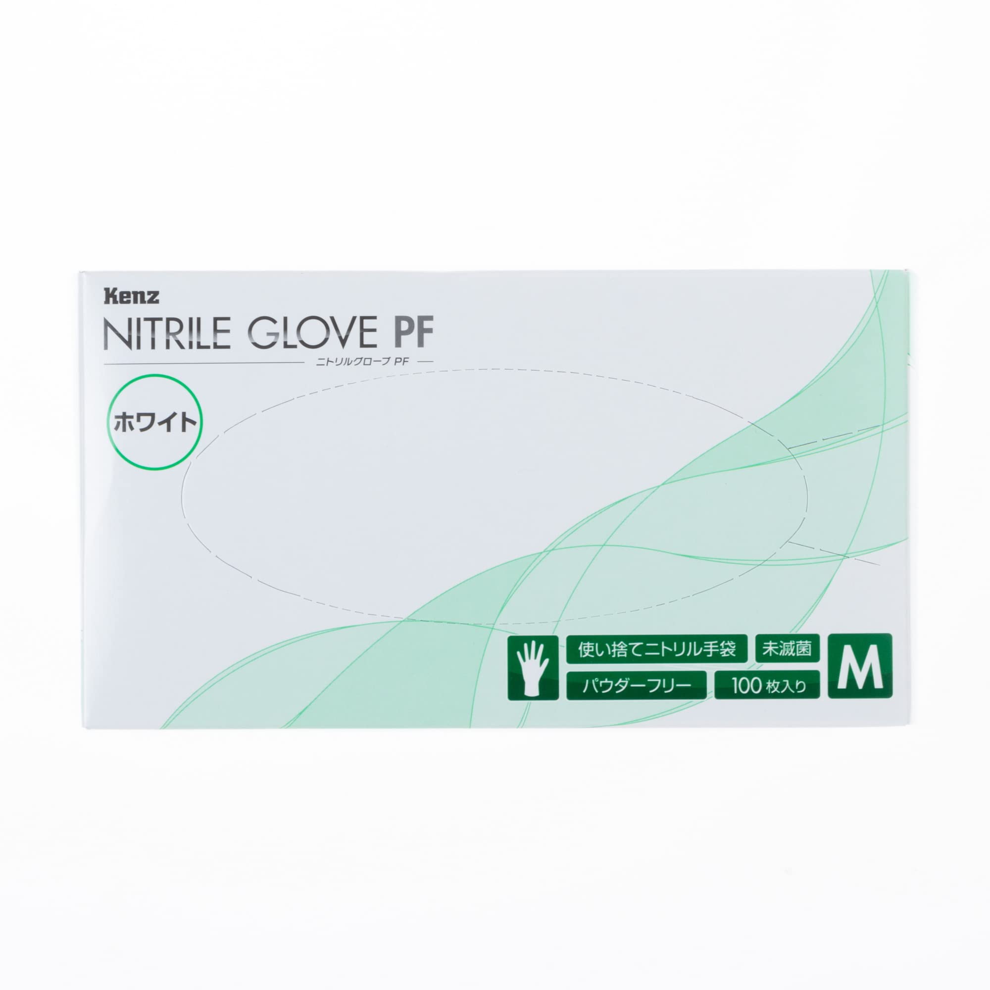 ケン(プロフ‥。460(М)×20.ニトリルグローブ ニトリルグローブPF（パウダーフリー） 100枚入り - アート薬局