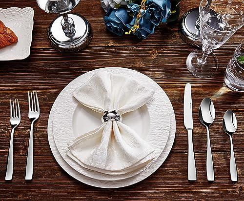 KEAWELL Premium 9.5\" Louis Dinner Knives, Set of 4, Stainless Steel Dishwasher Safe, Serrated Knives (Plain) - Thumbnail 6
