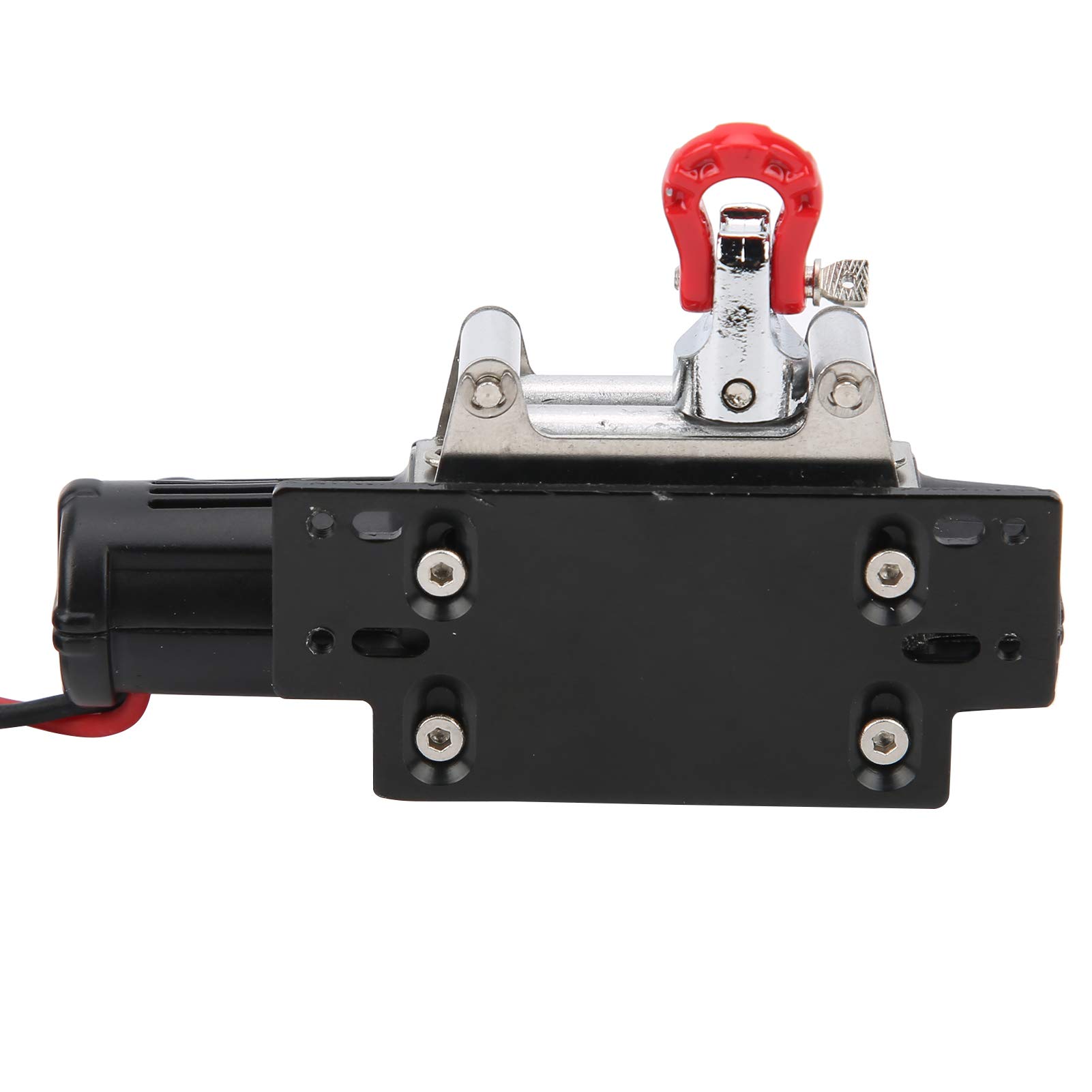 RC Crawler Winch Kit, RC Winch Fernbedienung RC Zubehör Kompatibel für CC01 SCX10 / D90 TF2 1/10 RC Axial Car(schwarz)