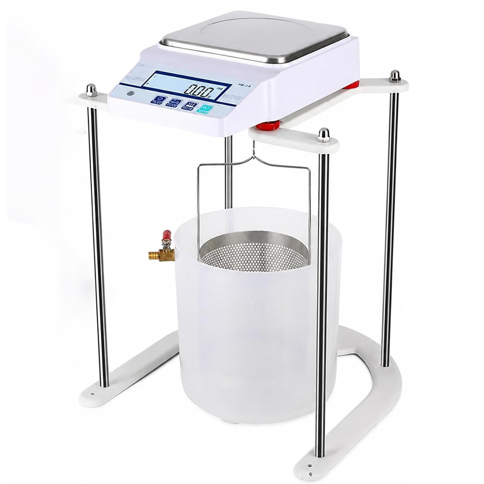 YZHYYDS Precision Electronic Hydrostatic Balance, Digital Static Water Balance with LCD Display, 0.1g Accuracy and 5kg/10kg/15kg Range Optional, Data Output and Multi-Unit Conversion, 5kg/0.1g