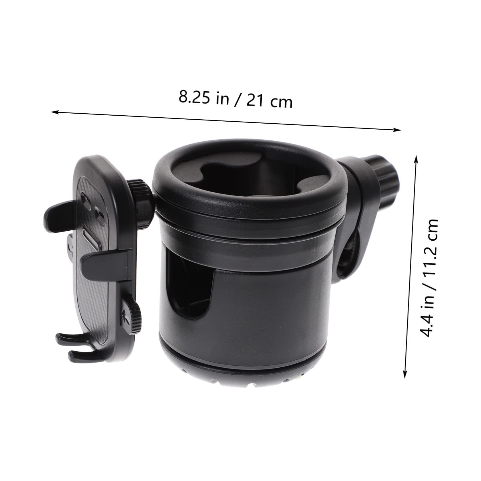 Portabicchieri Per Passeggino Adatto Tazze Da Caffè Lattine Borracce e Bottiglie Con Clip Robusta Per Sponde Braccioli Carrelli e Sedie Rotelle